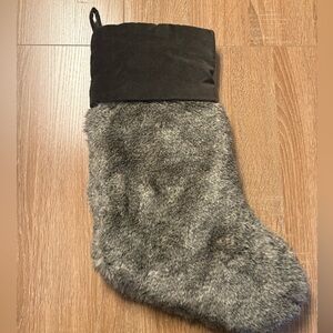 Pottery Barn Faux Fur Stocking